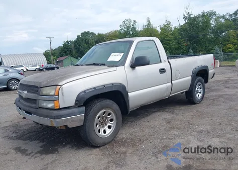 2004 Chevrolet Silverado 1500 Work Truck from USA, damaged, VIN 1GCEK14X24Z233957